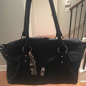Black Vegan “leather” Purse